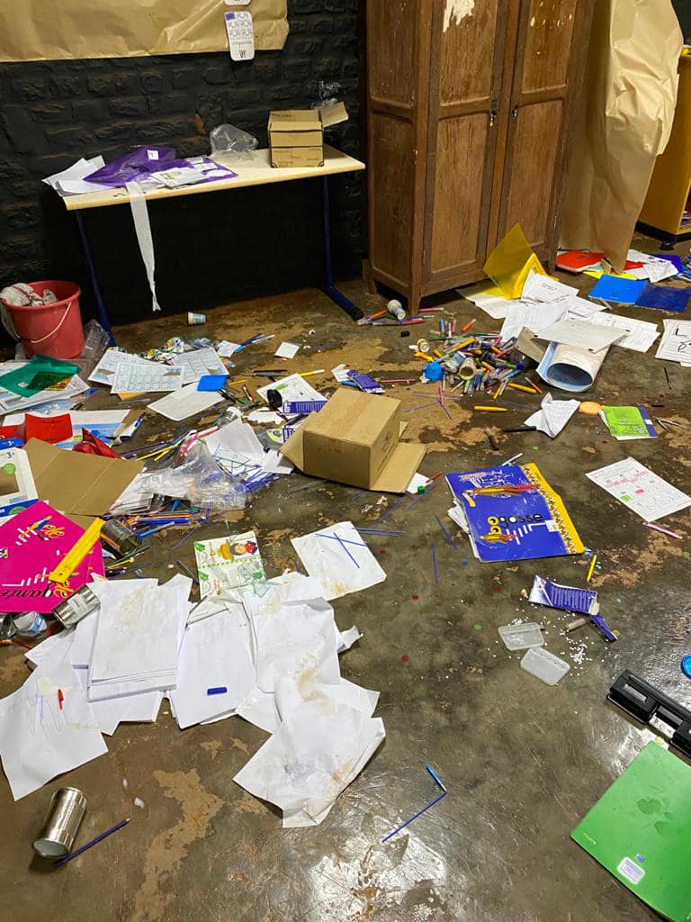 L’école primaire d’Hajangua a été vandalisée