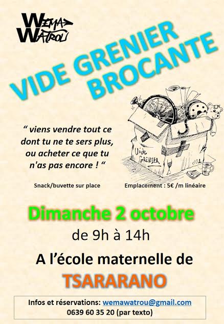 Le vide-grenier de Wema Watrou