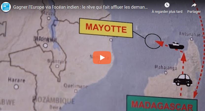 Mayotte attire les migrants en quête d’Europe (Video)
