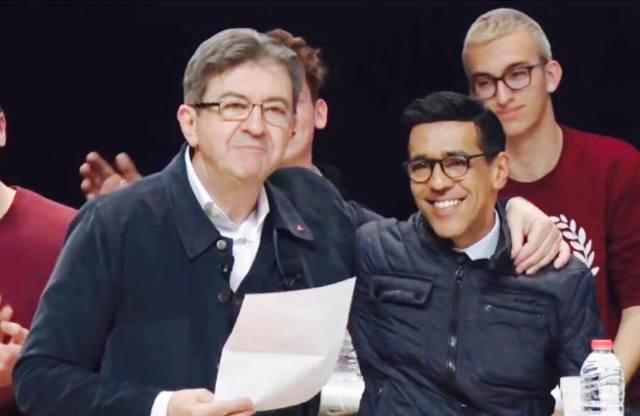 Younous Omarjee en visite à Mayotte pour soutenir Mélenchon