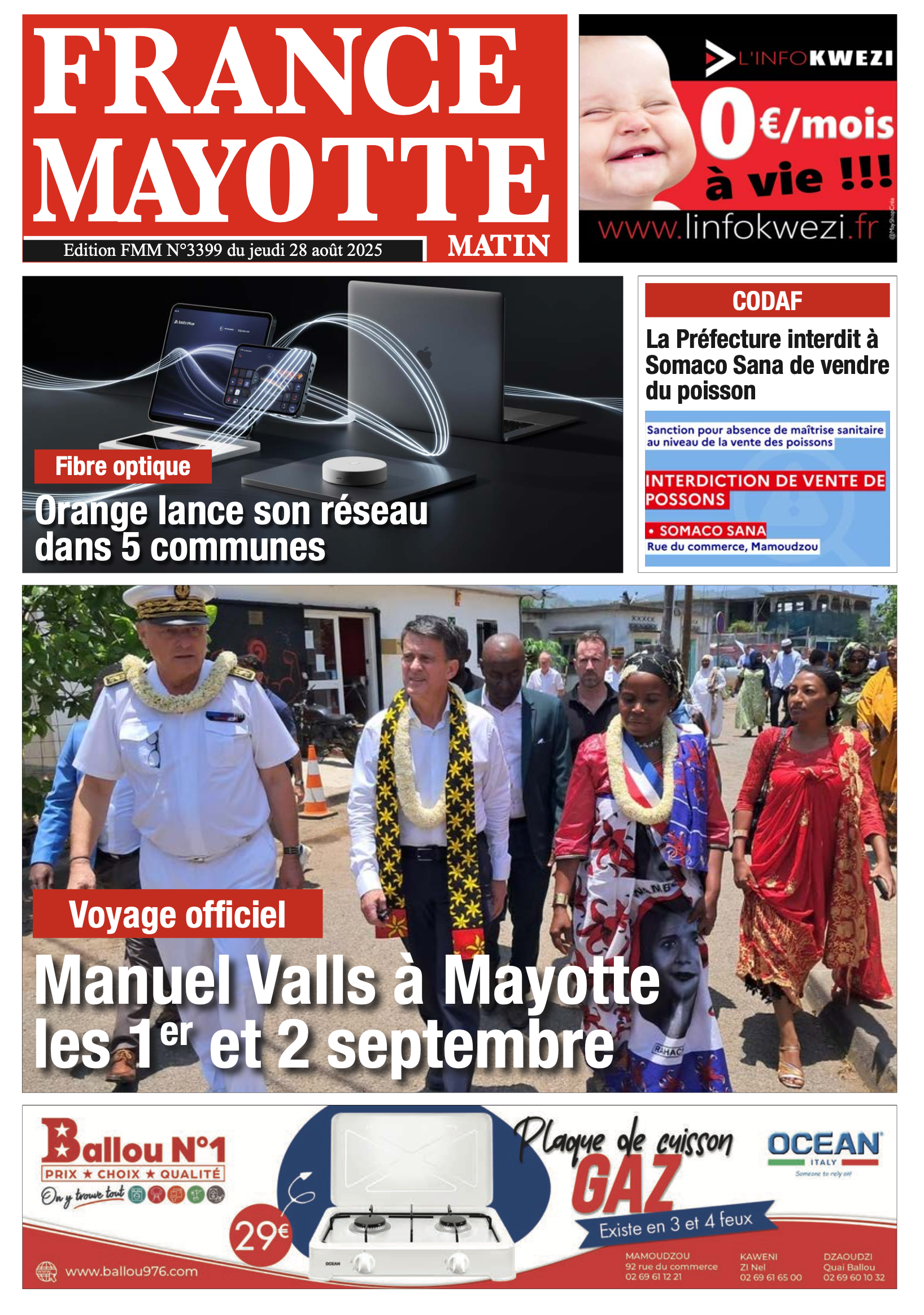Votre France Mayotte Matin vient de paraître