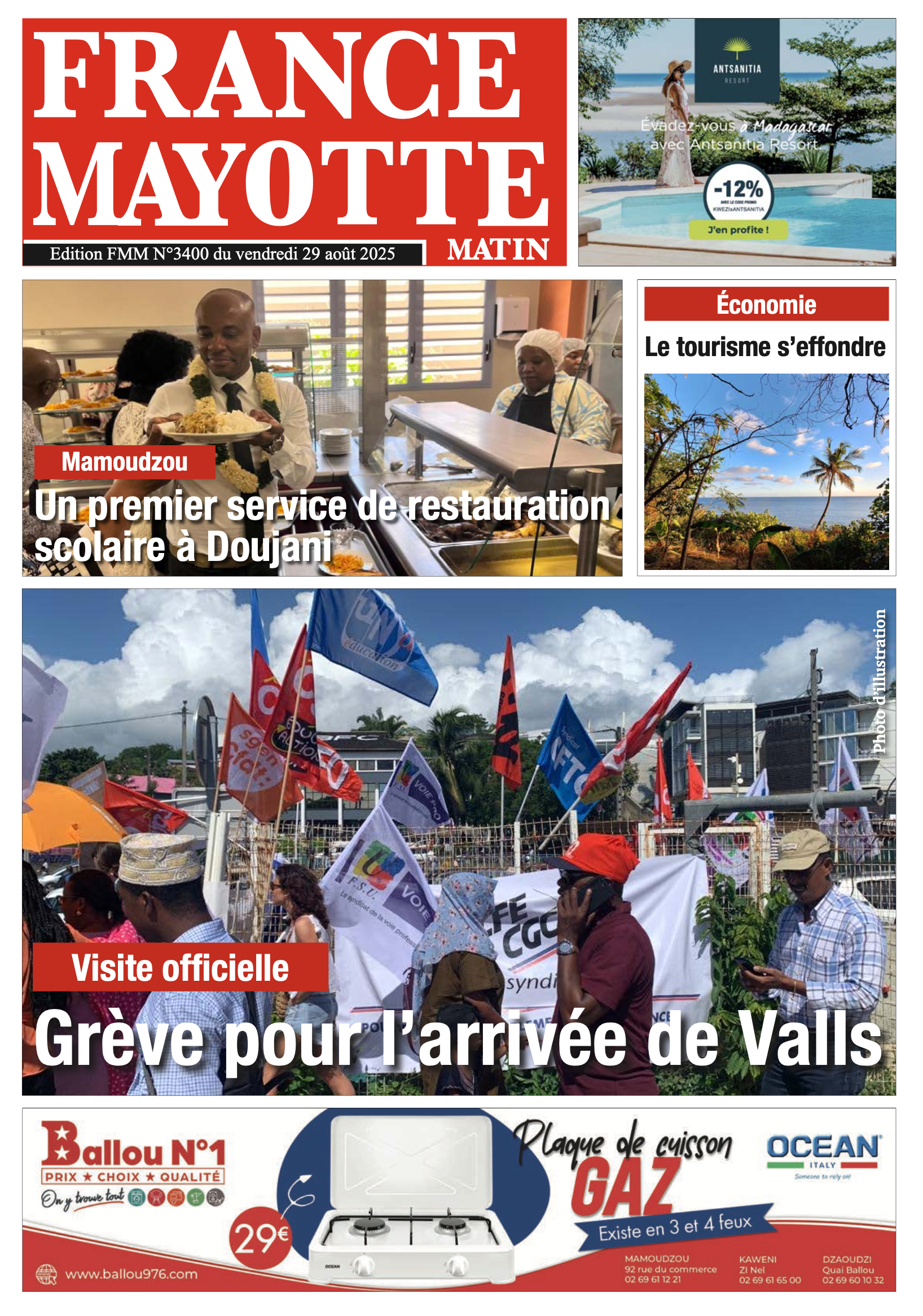 Votre France Mayotte Matin vient de paraître :