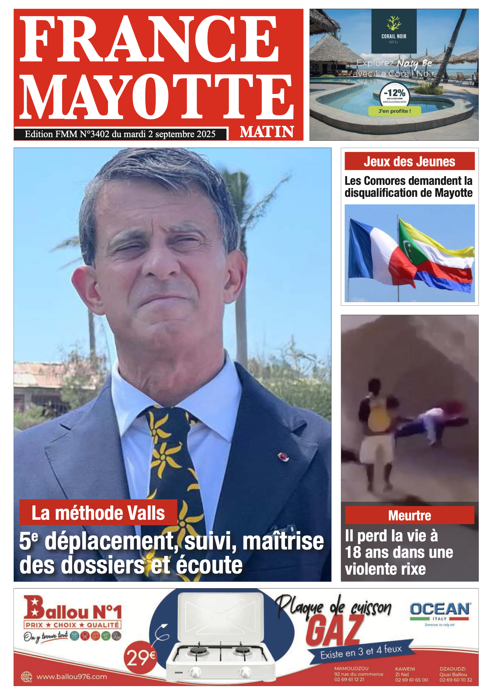 Votre France Mayotte Matin vient de paraître