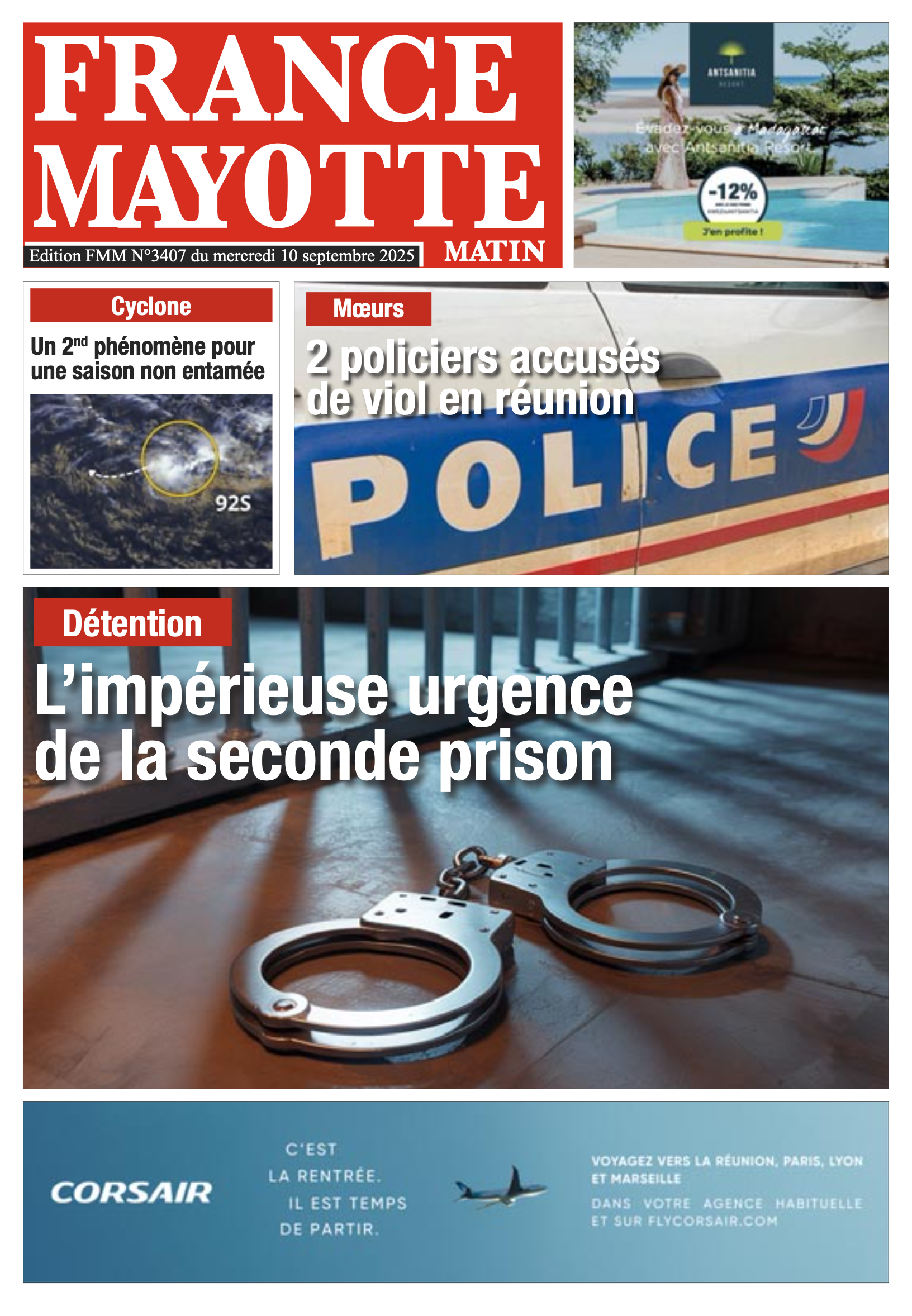 Votre France Mayotte Matin vient de paraître