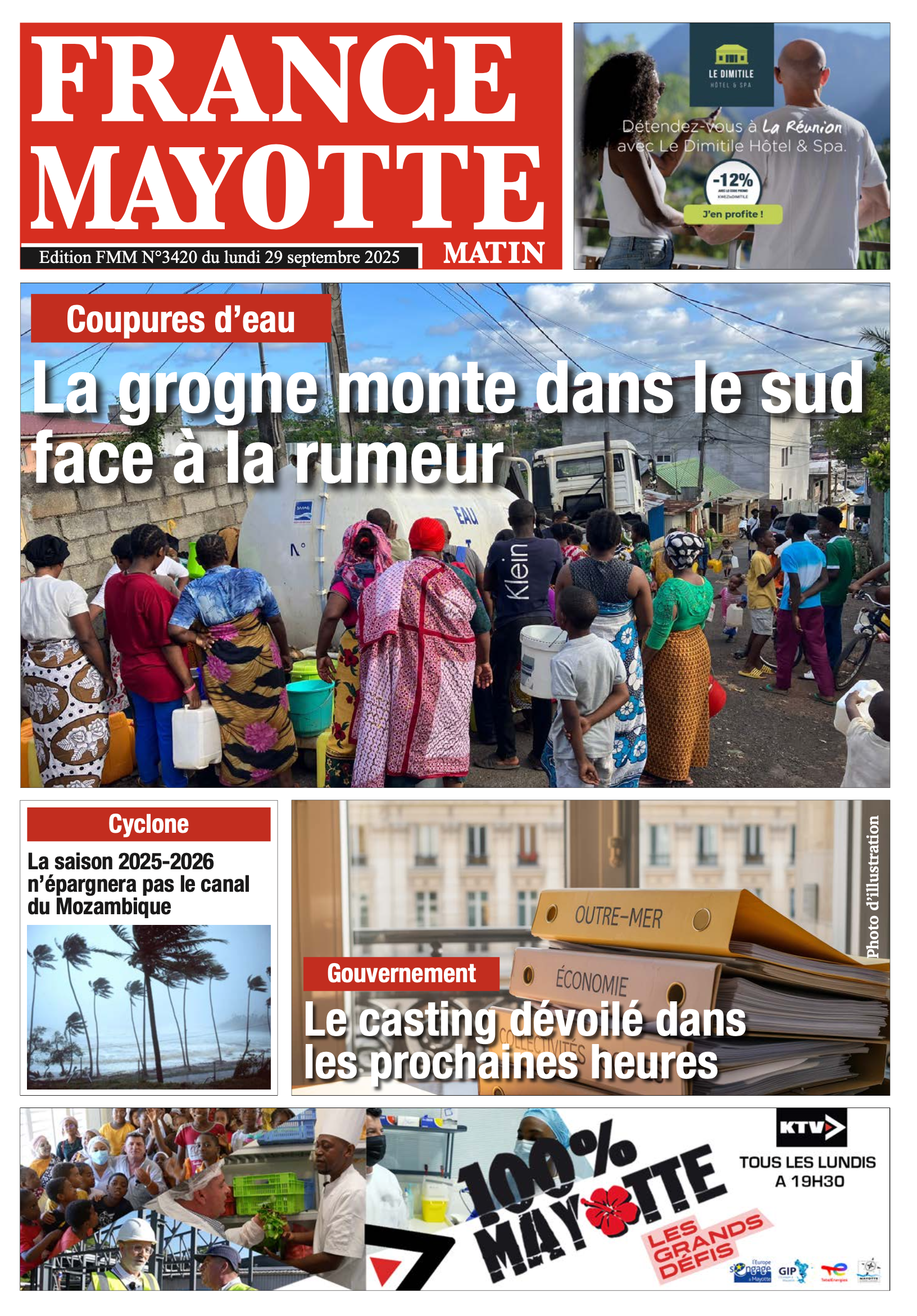 Votre France Mayotte Matin vient de paraître