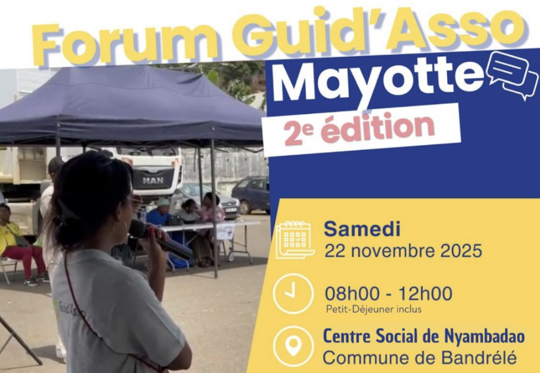 2ème édition du Forum Guid’Asso Mayotte à Nyambadao