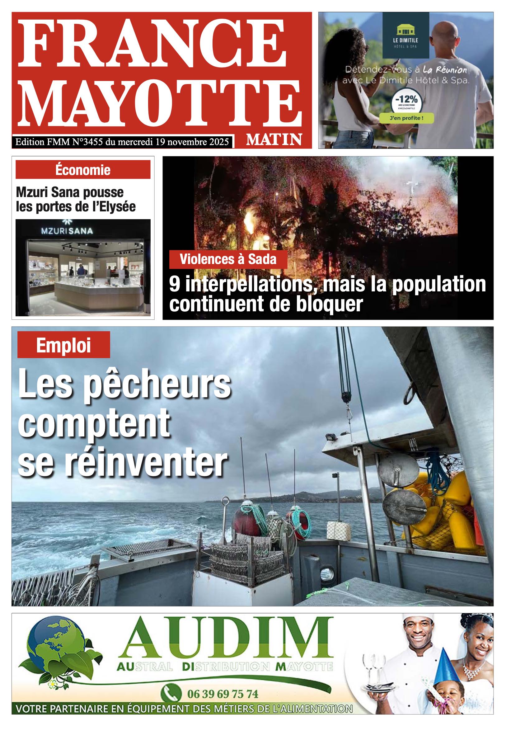 Votre France Mayotte Matin vient de paraître