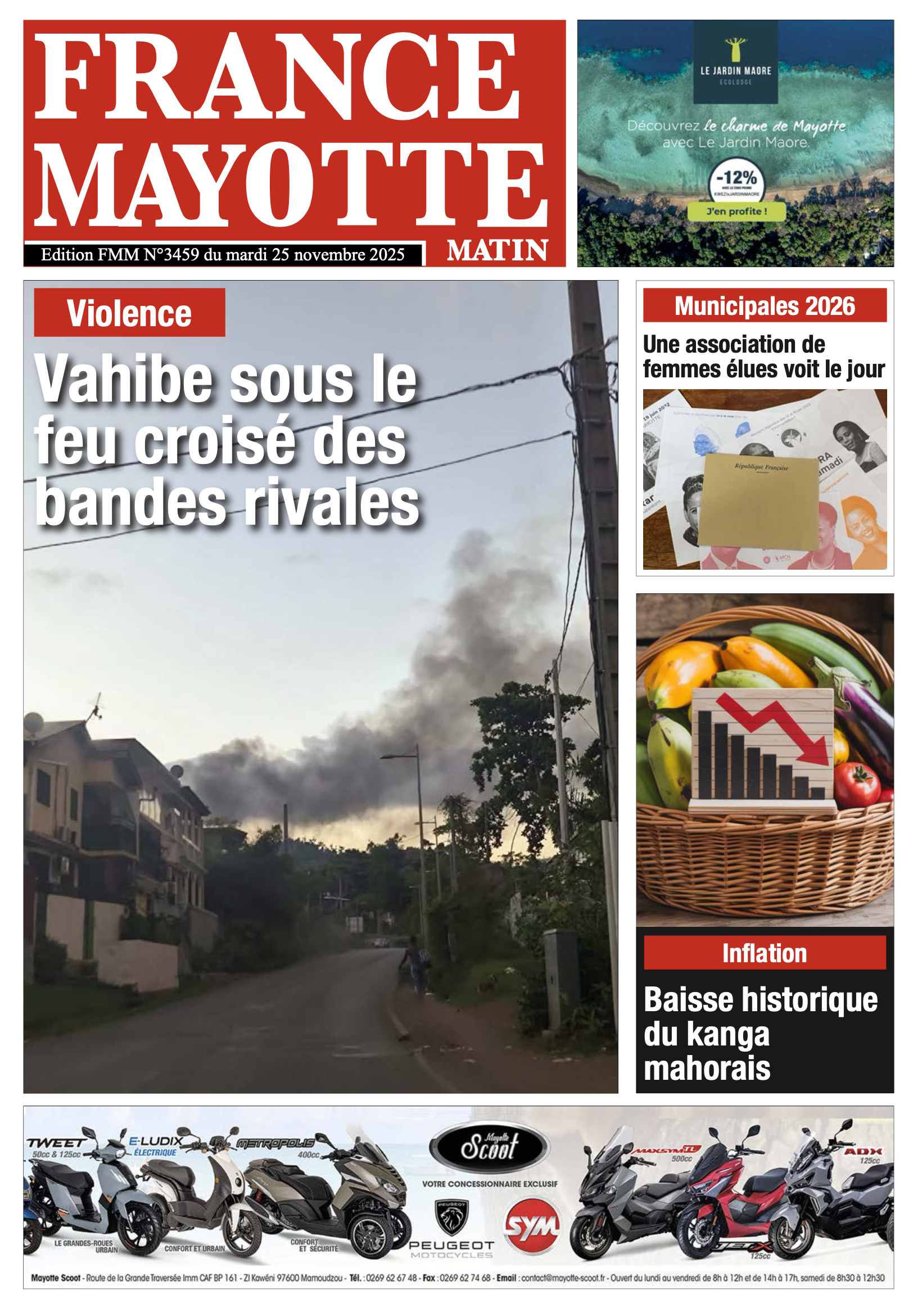 Votre France Mayotte Matin vient de paraître