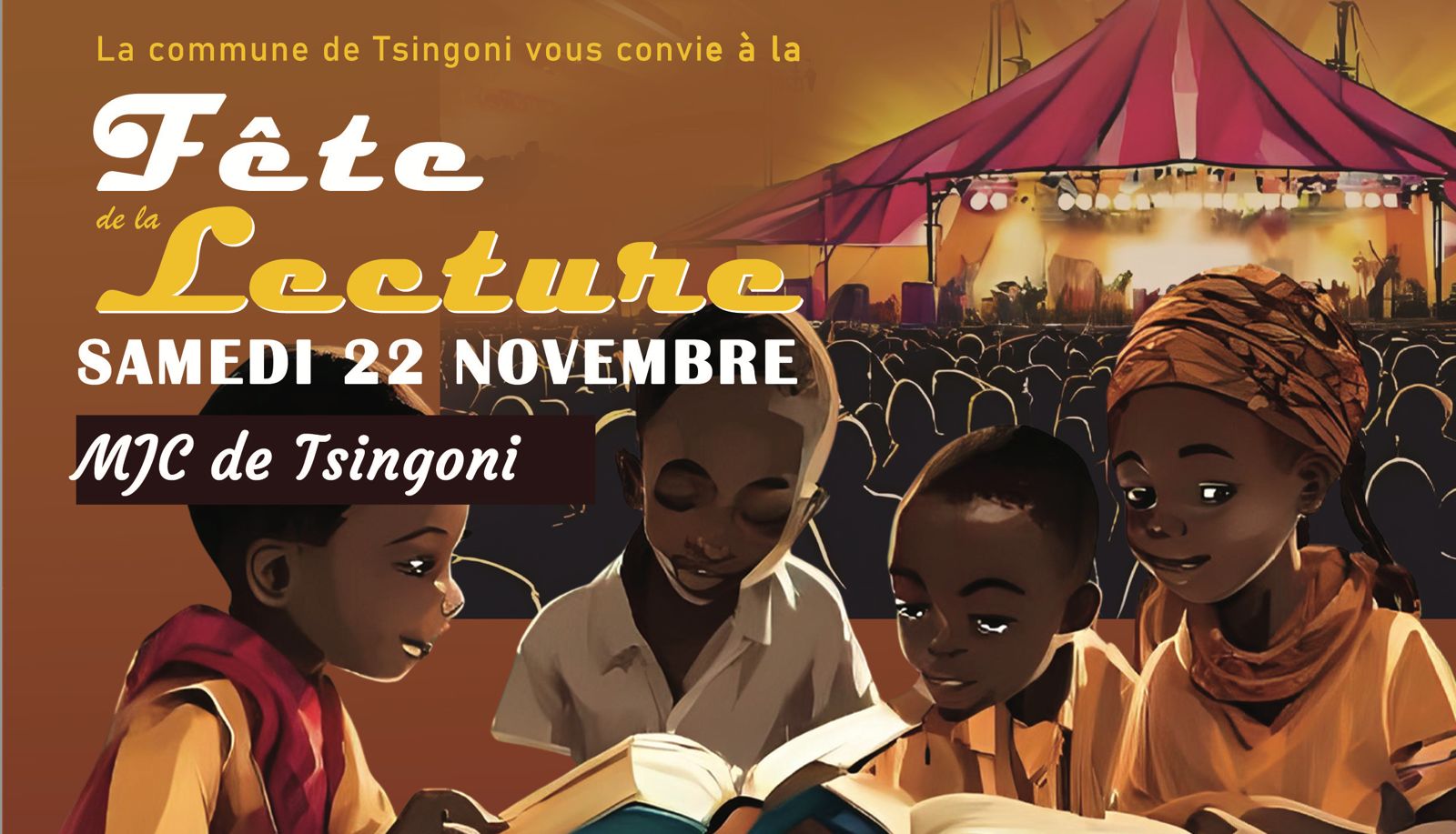 La Fête de la Lecture illumine Tsingoni ce 22 novembre 2025