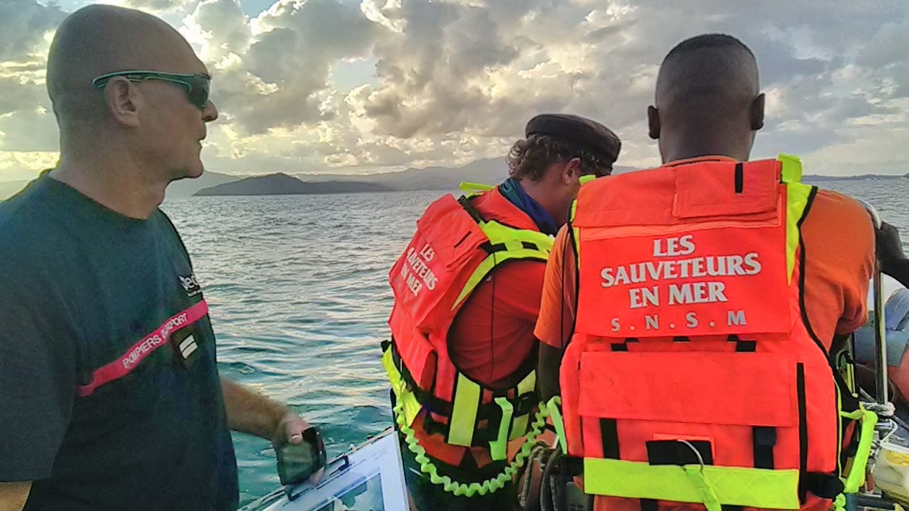 Sauvetage en mer au large de Mayotte