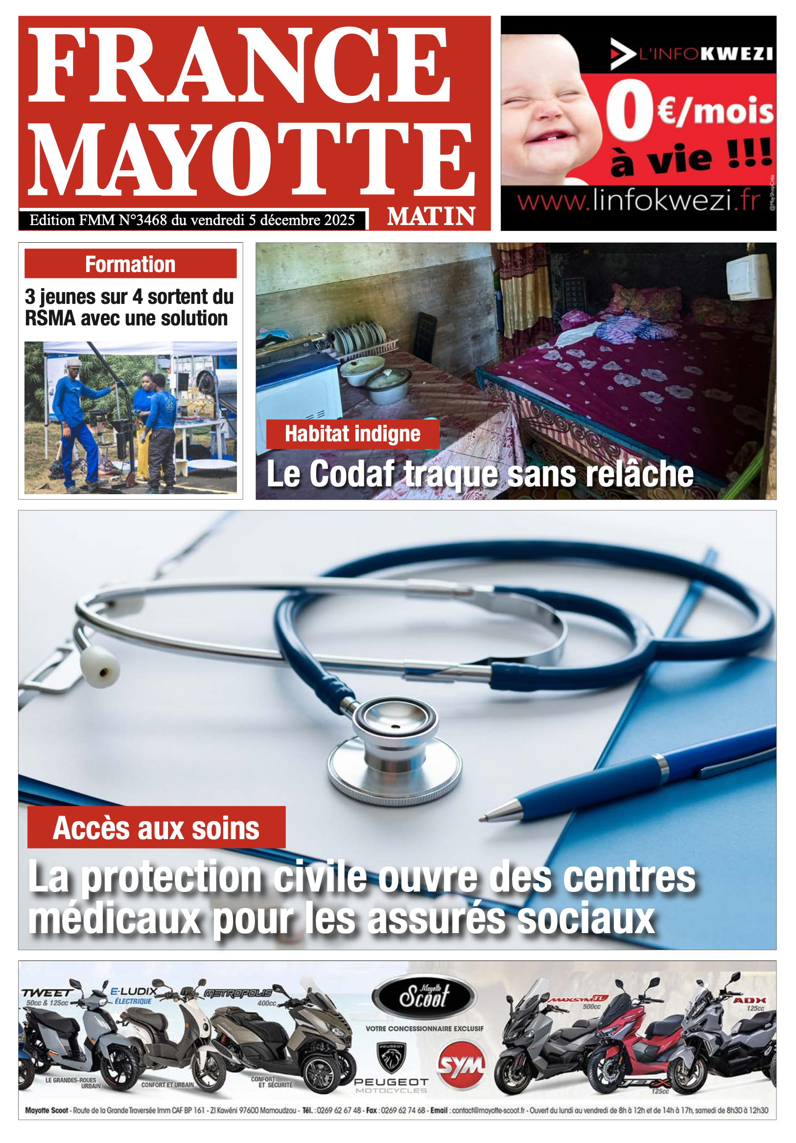 Votre France Mayotte Matin vient de paraître