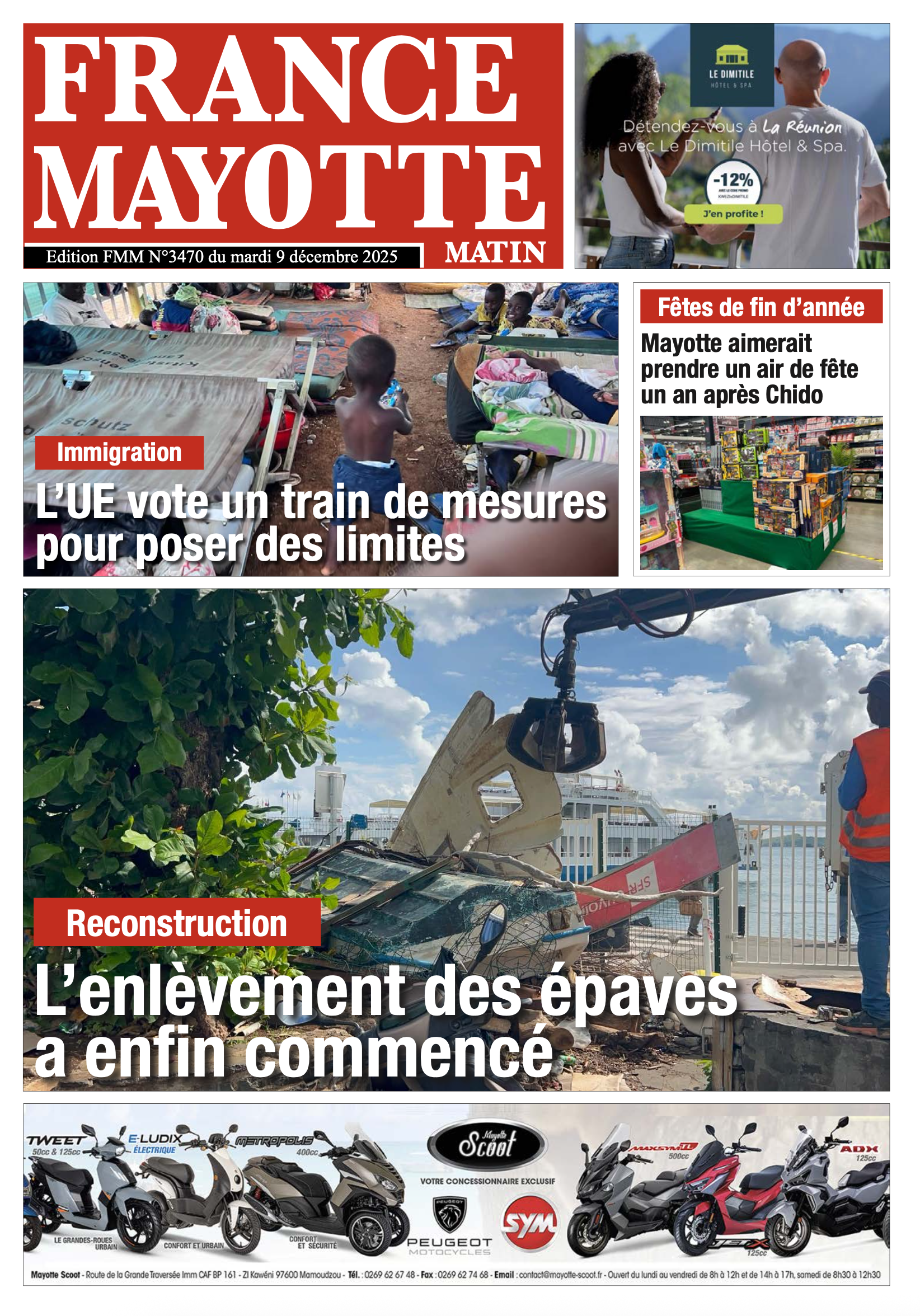 Votre France Mayotte Matin vient de paraître