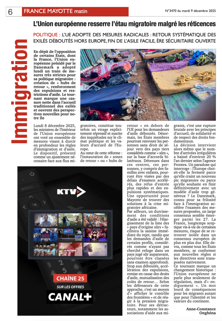 Votre France Mayotte Matin vient de paraître 1 Capture decran 2025 12 09 a 03.44.37