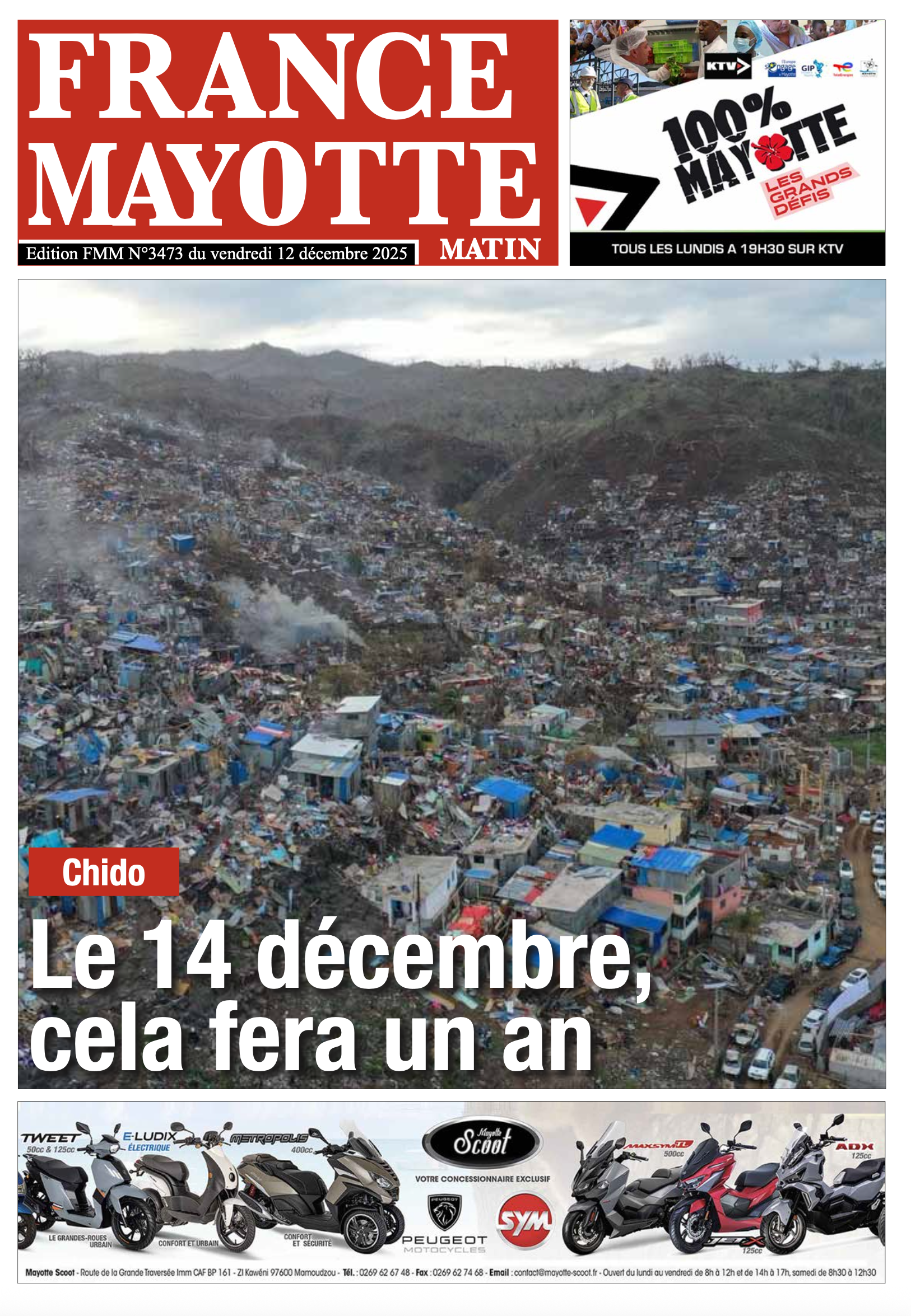Votre France Mayotte Matin vient de paraître