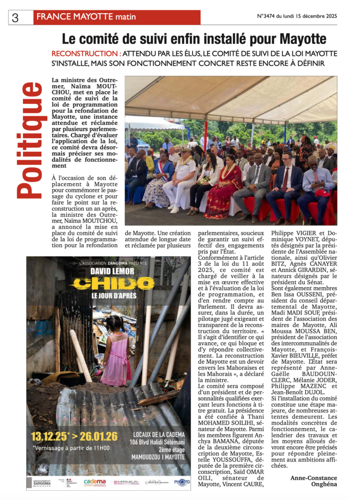 Votre France Mayotte Matin vient de paraître 1 Capture decran 2025 12 15 a 03.36.18