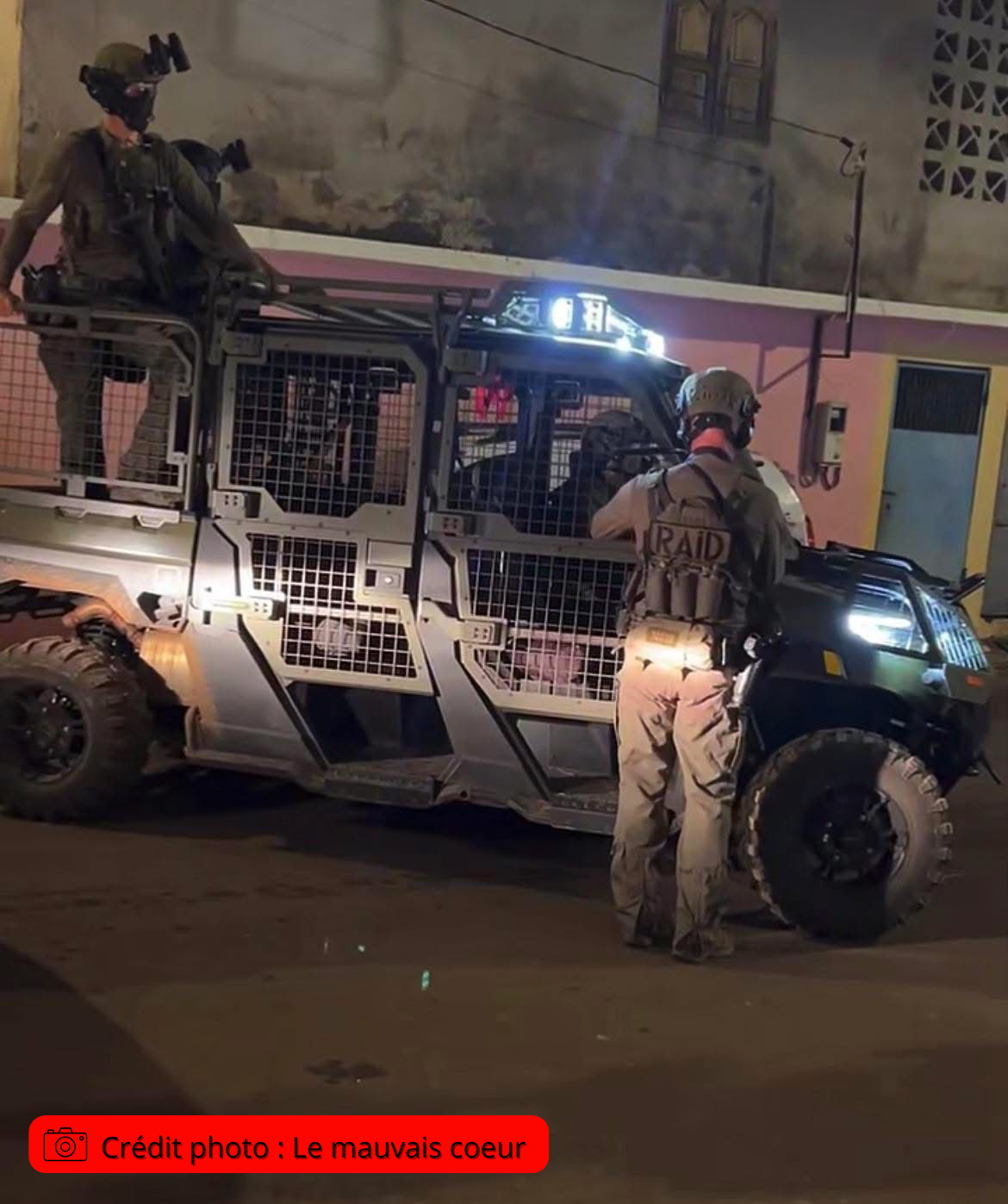 Coup de filet nocturne à Vahibé