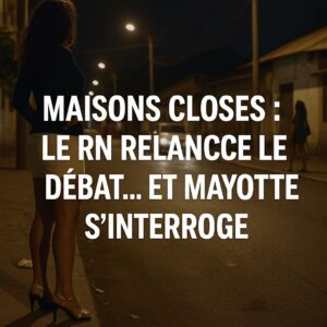 le débat politique autour de la réouverture encadrée des maisons closes et ses implications particulières pour Mayotte.