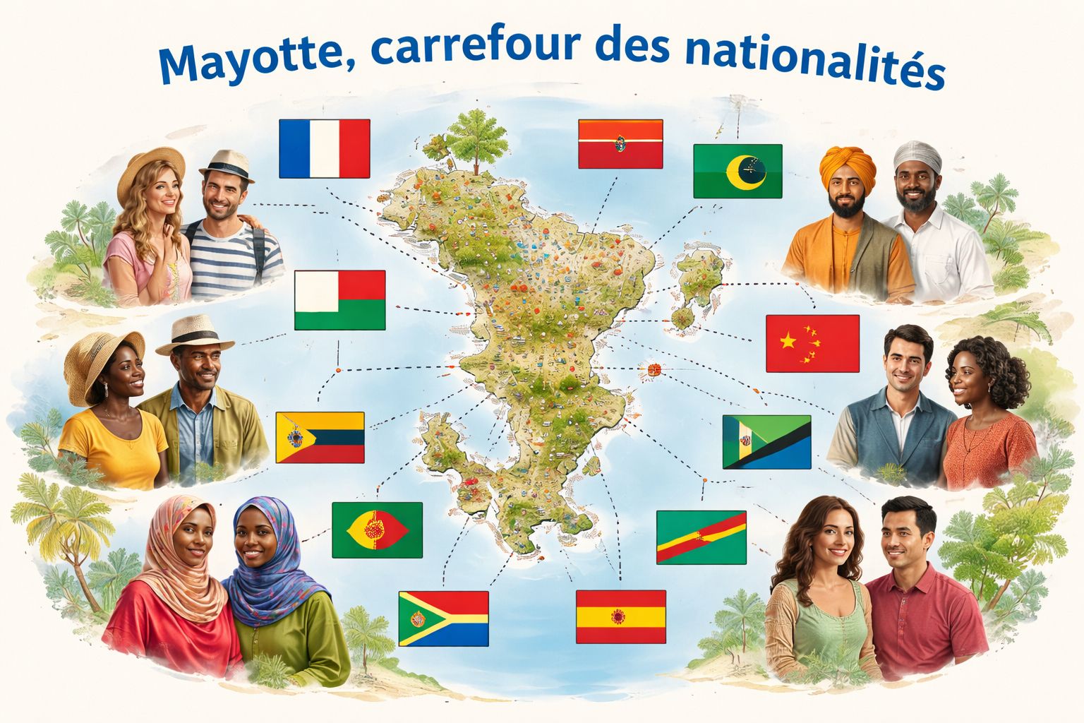 Mayotte, carrefour inattendu des nationalités du monde