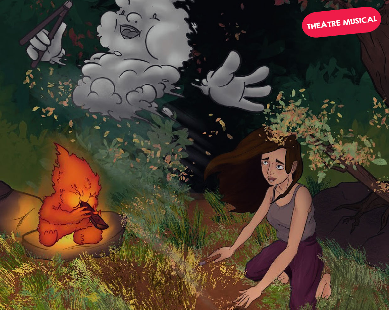 “Souffler sur les braises”, spectacle théâtre musical au Pôle Culturel de Chirongui