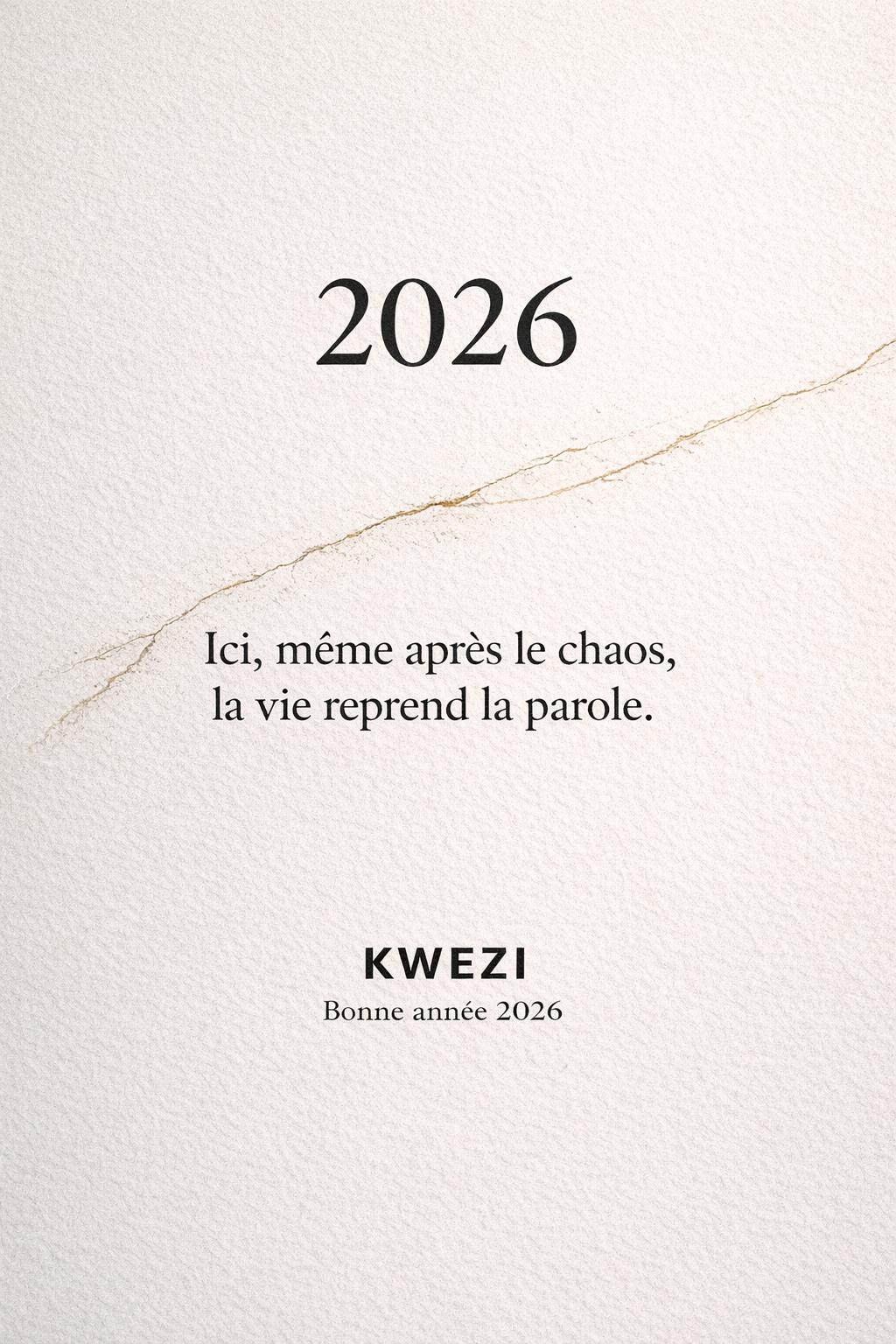 Bonne année 2026