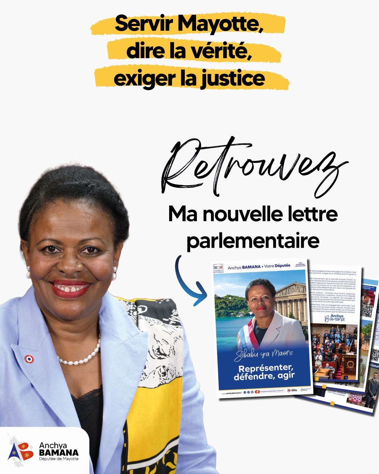 À l’Assemblée, Mayotte face à la vérité budgétaire, Anchya Bamana fait les comptes