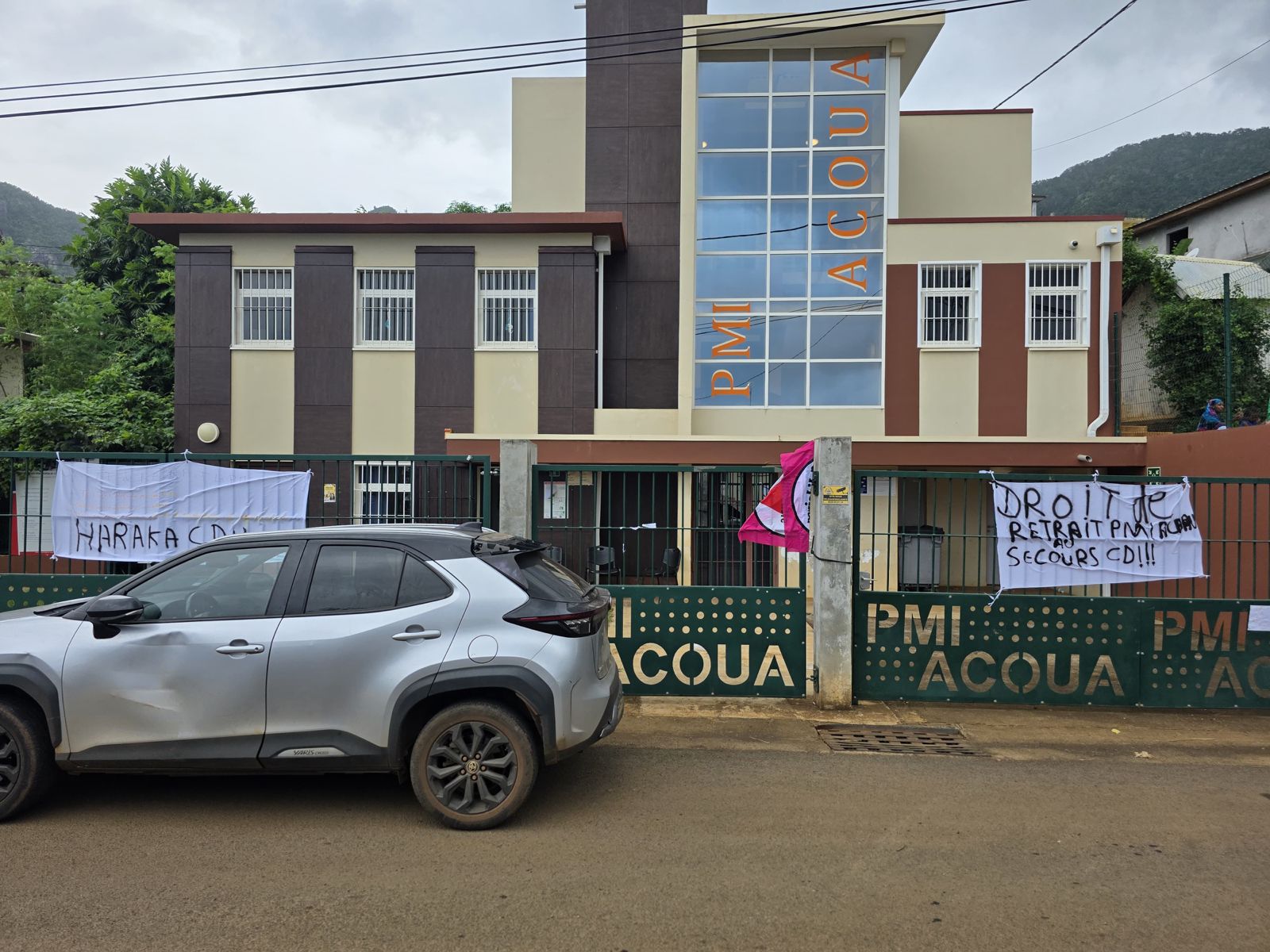 Droit de retrait à la PMI d’Acoua ce jour