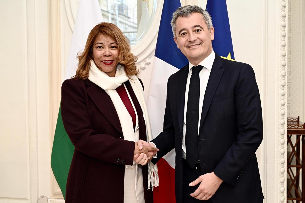Gérald Darmanin reçoit la ministre malgache de la Justice