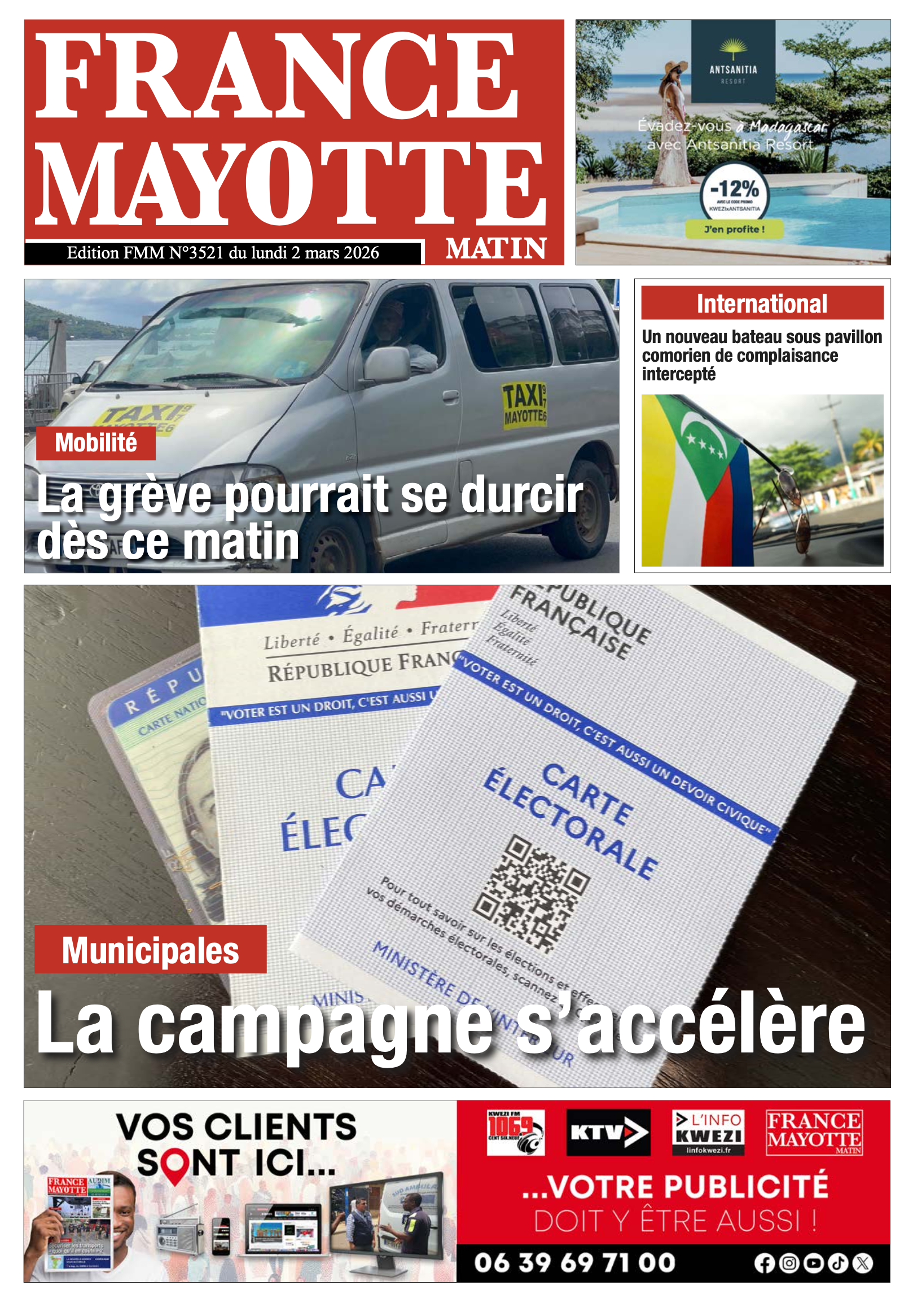FMM N°3521 du lundi 2 mars 2026