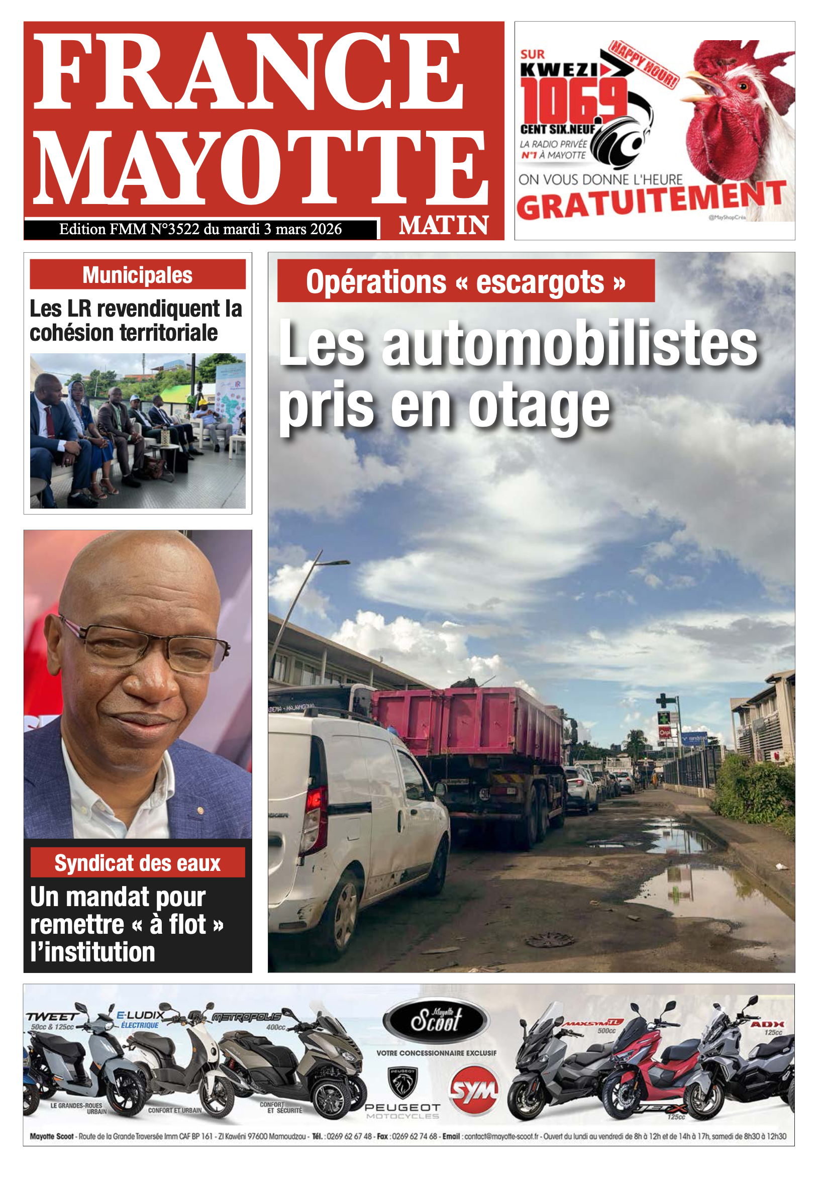 Votre France Mayotte Matin vient de paraître