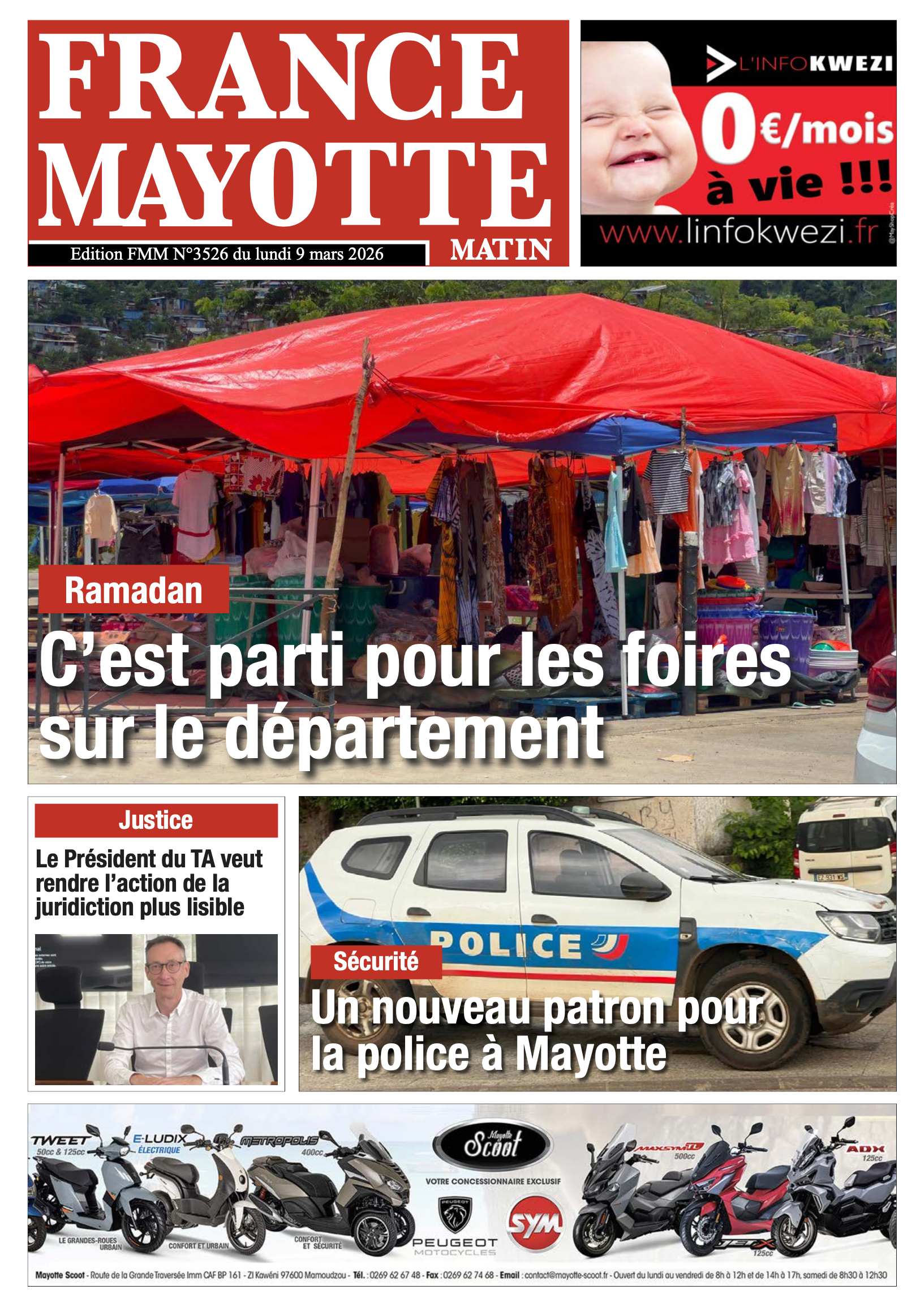 Votre France Mayotte Matin vient de paraître