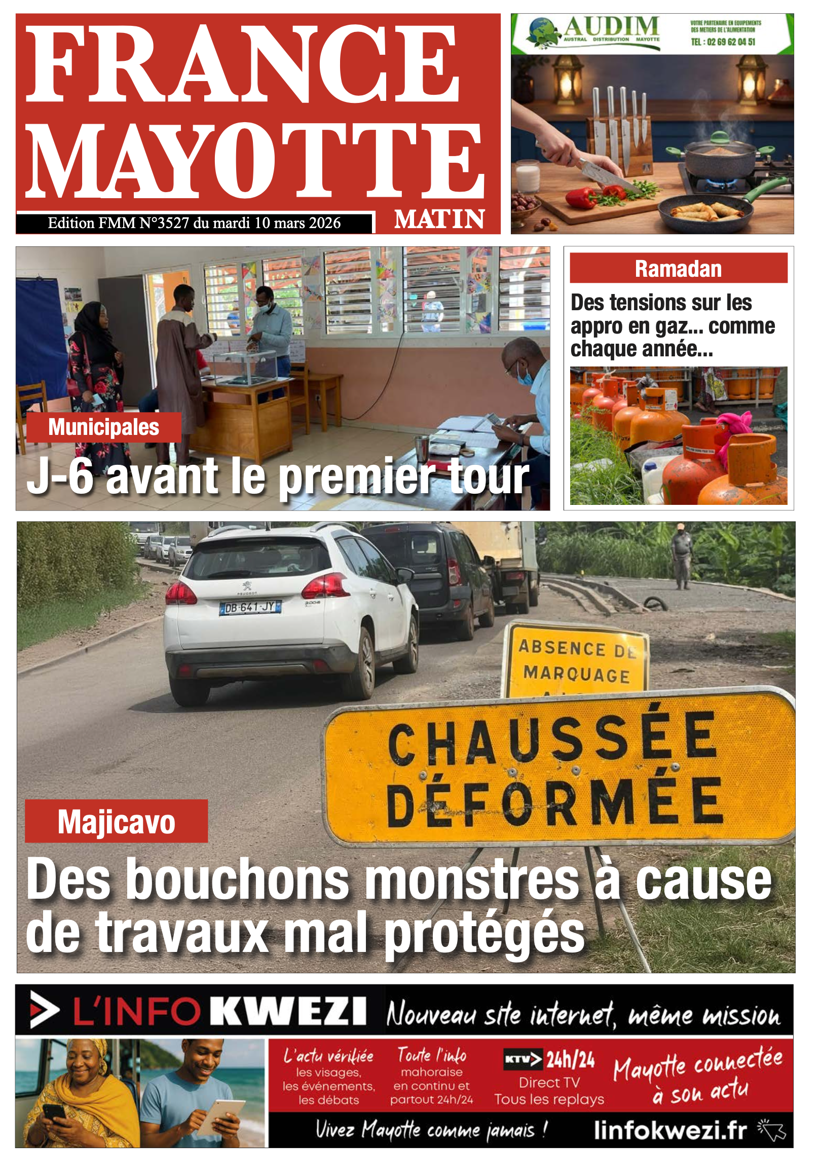 Votre France Mayotte Matin vient de paraître