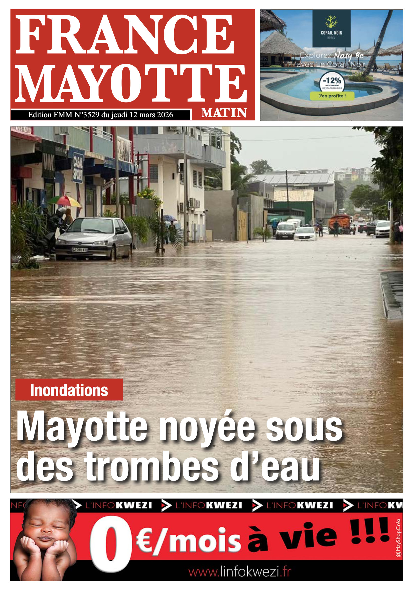 Votre France Mayotte Matin vient de paraître