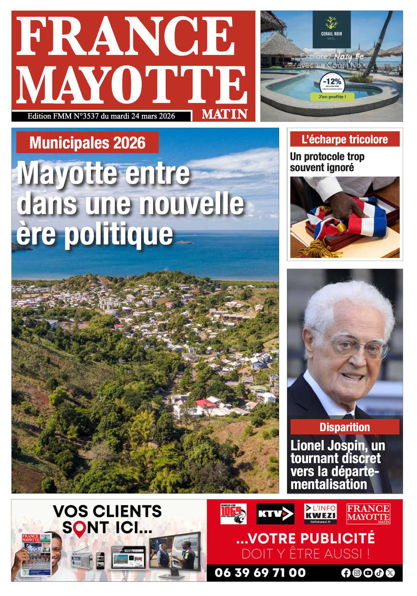 FMM N°3537 du mardi 24 mars 2026