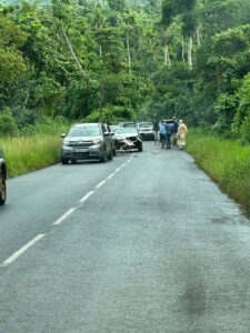 accident virage Miréréni Poroani