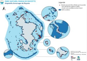 Accueil 15 lagon Mayotte, amarrages fragilisés, Parc naturel marin Mayotte