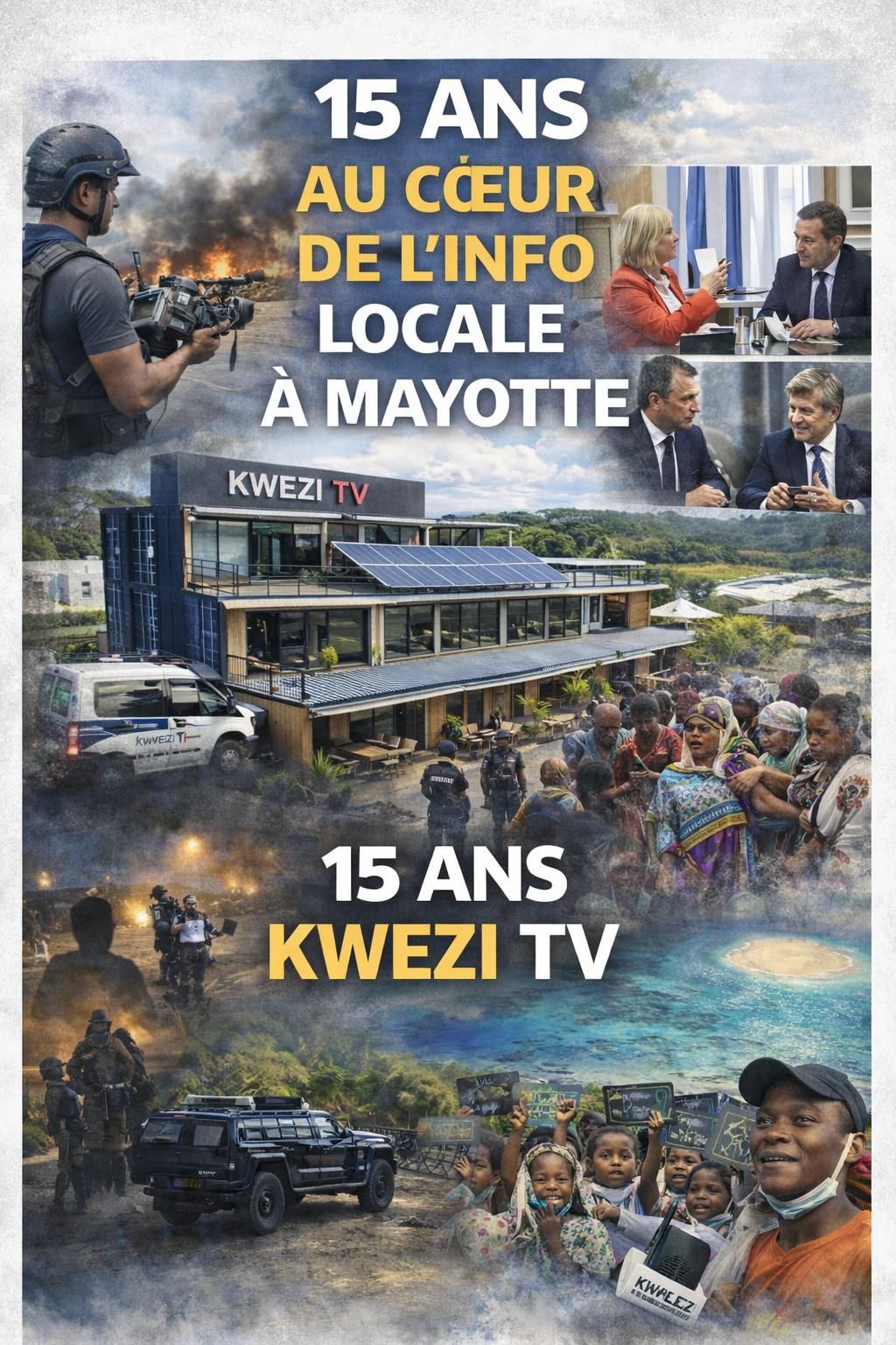 Kwezi TV souffle 15 bougies sans jamais baisser la caméra