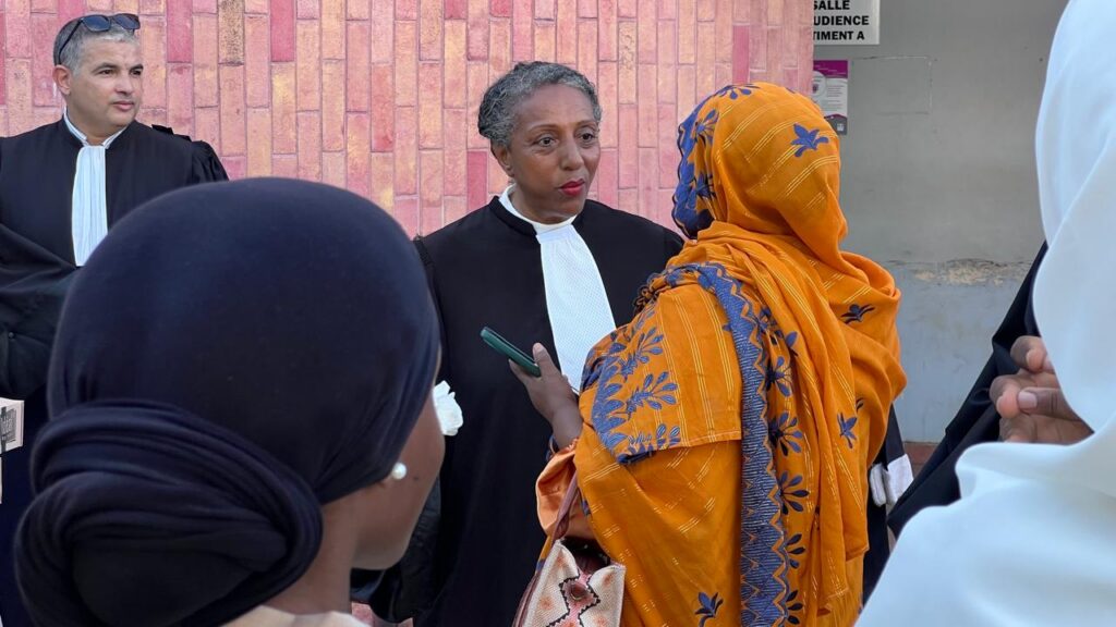 Grève des avocats à Mamoudzou à Mayotte dans le cadre d’une journée justice morte pour protester contre le projet de loi SURE et le manque de moyens judiciaires.