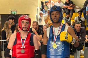 Haytham Saïd, jeune champion de Mayotte, remporte le titre de champion de France de muay-thaï éducatif et technique en catégorie cadet moins de 74 kg.