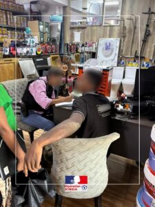 Contrôle du CODAF dans une quincaillerie à Malamani (Chirongui) : découverte d’un cas de travail illégal impliquant un étranger sans titre de travail.