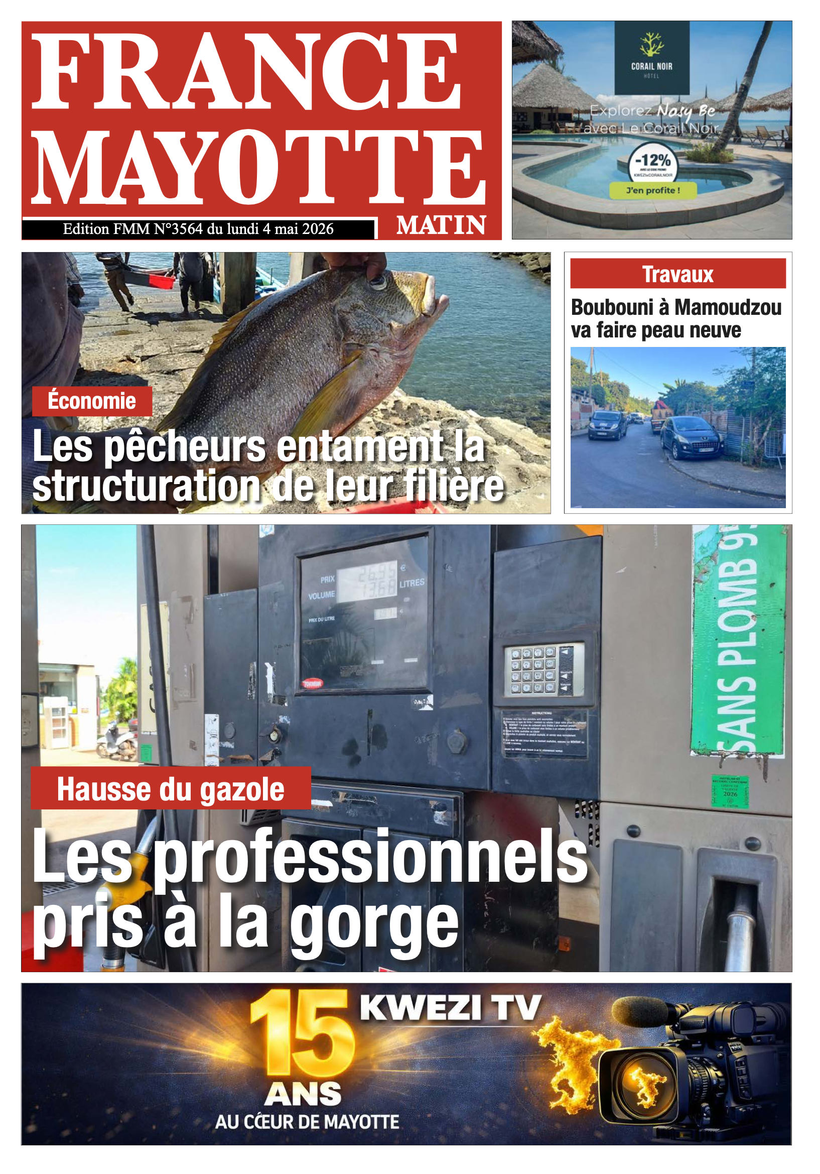 Vottre France Mayotte Matin vient de paraître