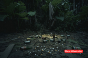 Accueil 21 Salle d’audience de la cour d’assises à Mamoudzou avec juge, avocat et accusé lors d’un procès lié à un fait divers survenu à Tsoundzou.
