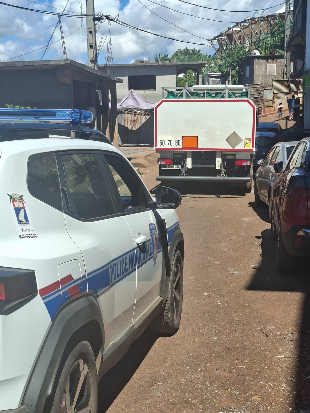 Livraisons sous escorte de gaz à Vahibé
