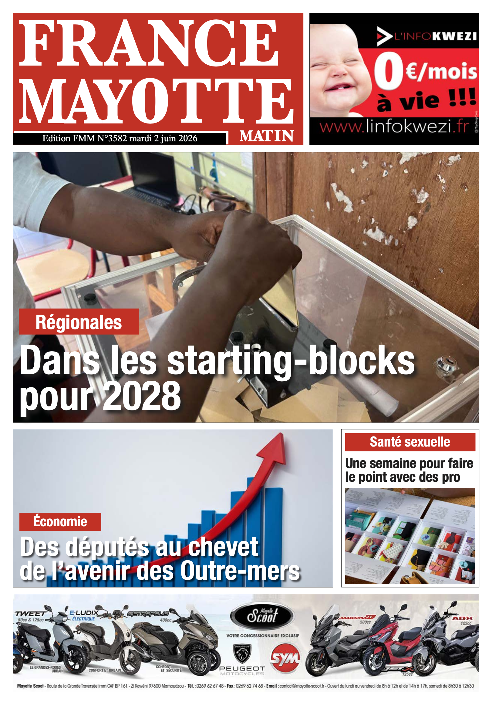 Votre France Mayotte Matin vient de paraître