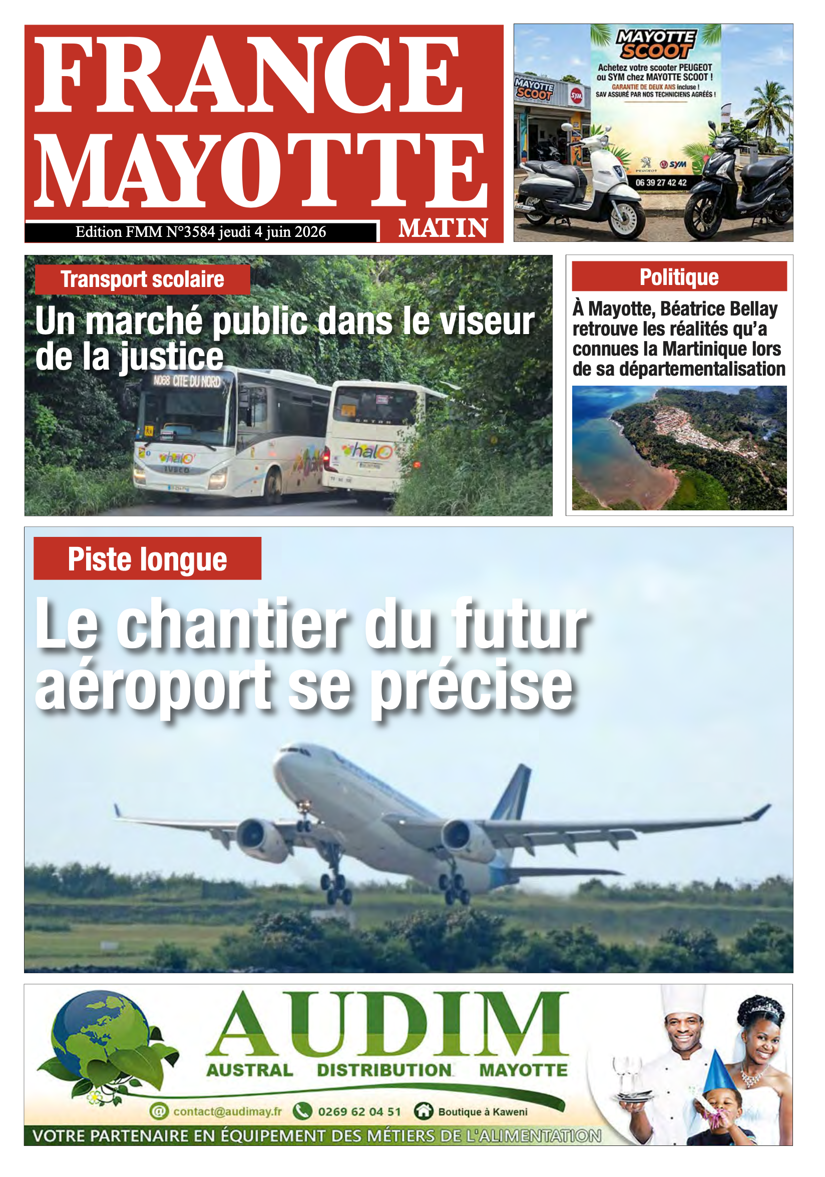 Votre France Mayotte Matin vient de paraître