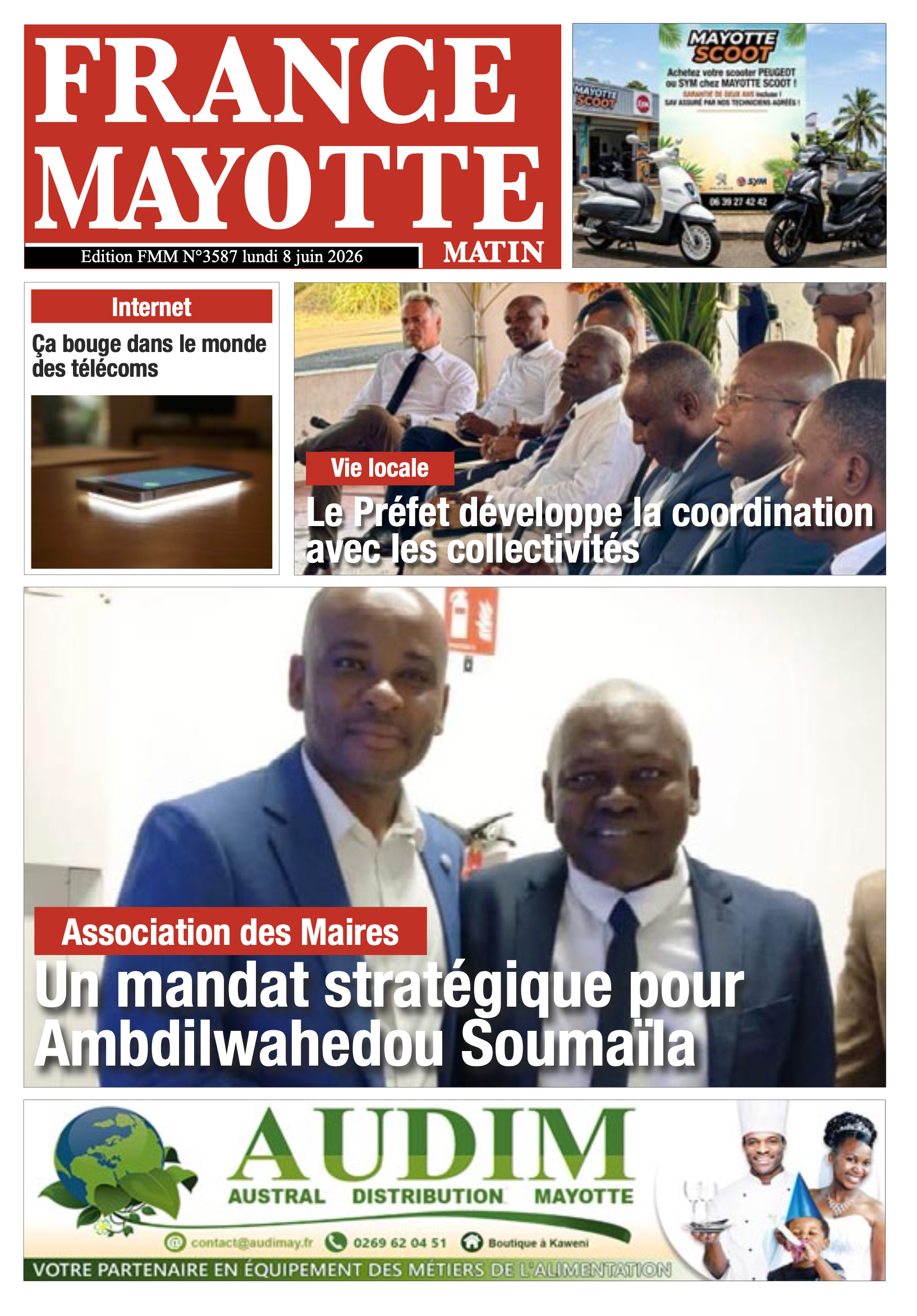 Votre France Mayotte Matin vient de paraître
