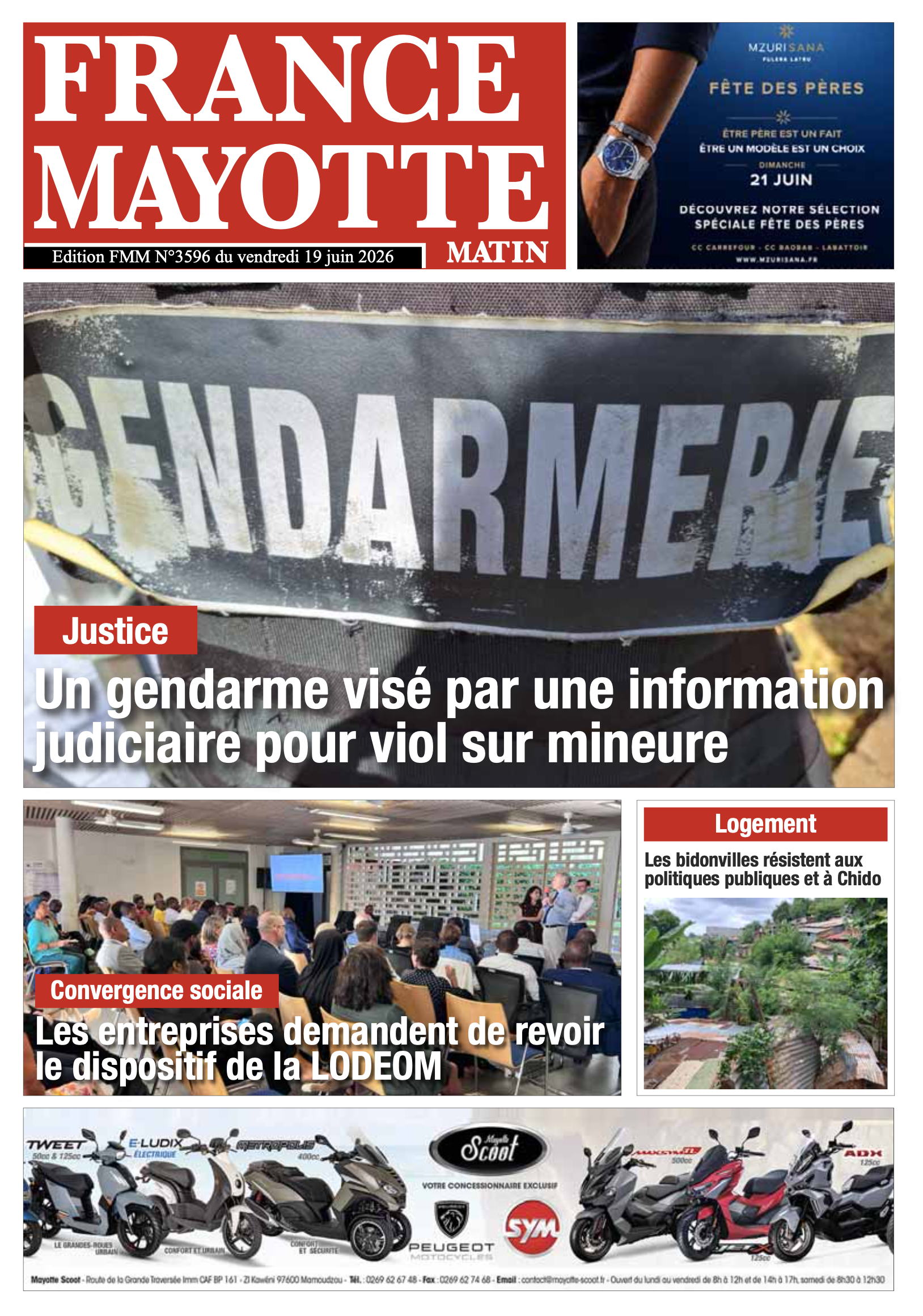 Votre France Mayotte Matin vient de paraître