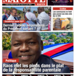 Accueil 4 Votre France Mayotte Matin vient de paraître