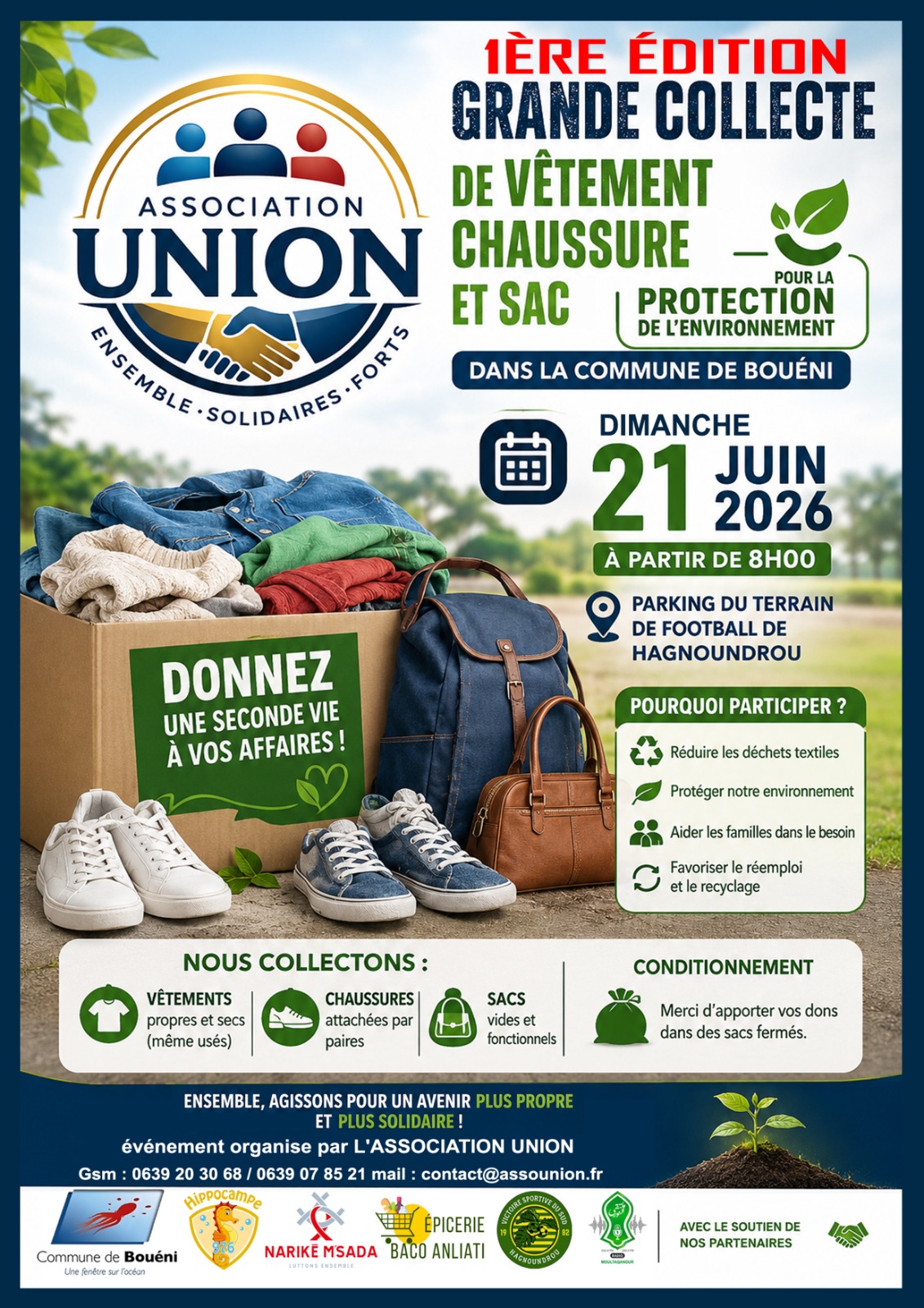 Bouéni mobilisée pour une grande collecte solidaire