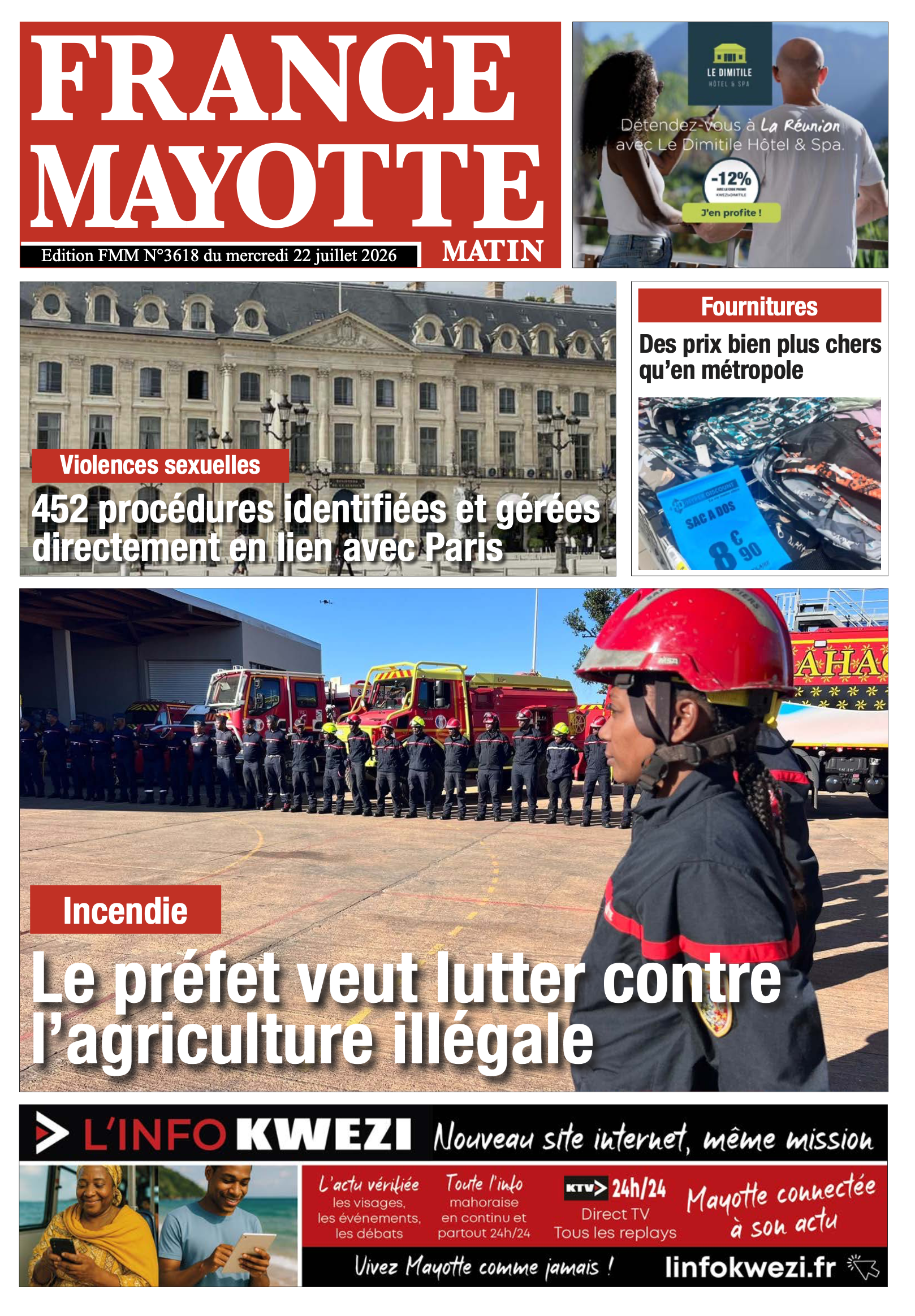 Votre France Mayotte Matin vient de paraître