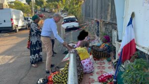 Accueil 17 Réunion entre le préfet de Mayotte Frédéric Poisot et les représentants du Collectif des citoyens de Mayotte 2018 après plusieurs semaines de mobilisation